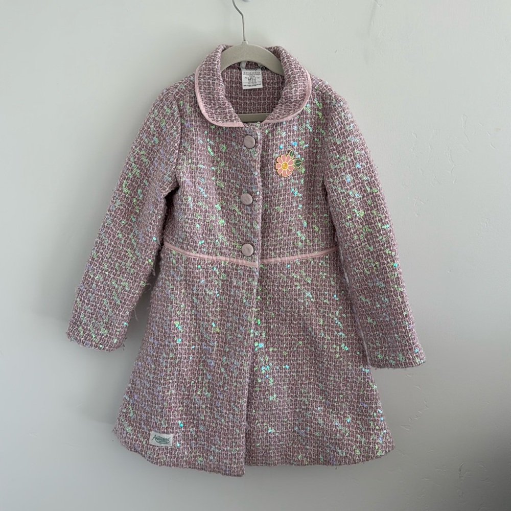 Disney Princess Sequin Pea Coat Dress Coat